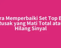 Cara Memperbaiki Set Top Box Rusak yang Mati Total atau Hilang Sinyal