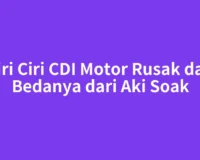 Ciri Ciri CDI Motor Rusak dan Bedanya dari Aki Soak