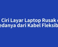 Ciri Ciri Layar Laptop Rusak dan Bedanya dari Kabel Fleksibel