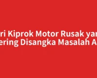 Ciri Kiprok Motor Rusak yang Sering Disangka Masalah Aki