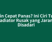 Mesin Cepat Panas? Ini Ciri Tutup Radiator Rusak yang Jarang Disadari