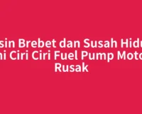 Mesin Brebet dan Susah Hidup? Ini Ciri Ciri Fuel Pump Motor Rusak