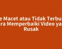 File Macet atau Tidak Terbuka, Cara Memperbaiki Video yang Rusak